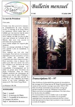 Bulletin n°1