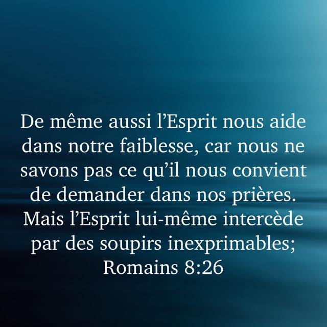 Prier dans l’Esprit par des gémissements ineffables